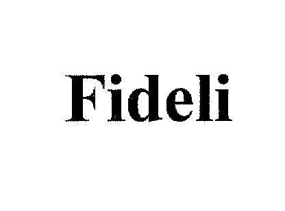 Mẫu nhãn hiệu Fideli