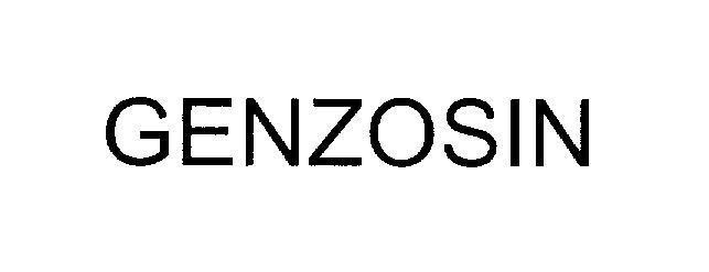 Mẫu nhãn hiệu GENZOSIN
