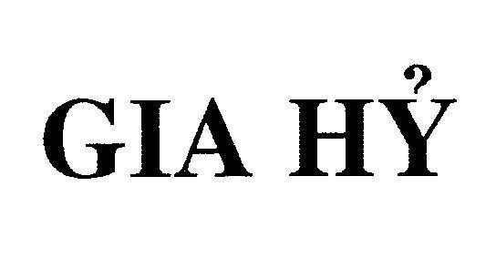Mẫu nhãn hiệu Gia Hỷ