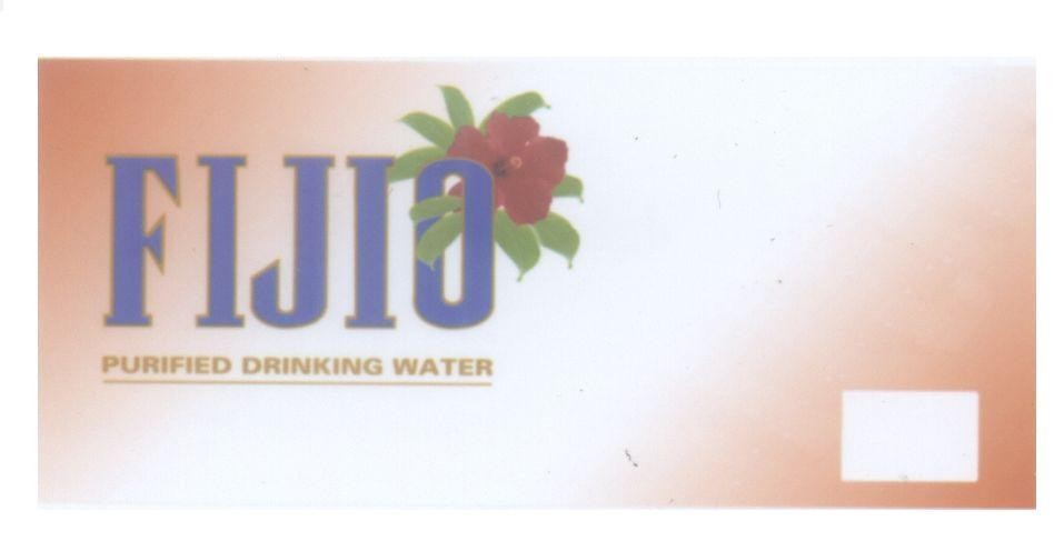 Mẫu nhãn hiệu FIJIO PURIFIED DRINKING WATER