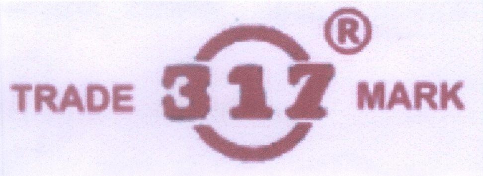 Mẫu nhãn hiệu 317 TRADE MARK
