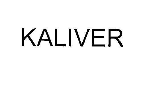 Mẫu nhãn hiệu KALIVER