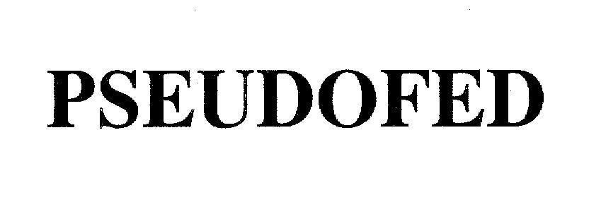 Mẫu nhãn hiệu PSEUDOFED