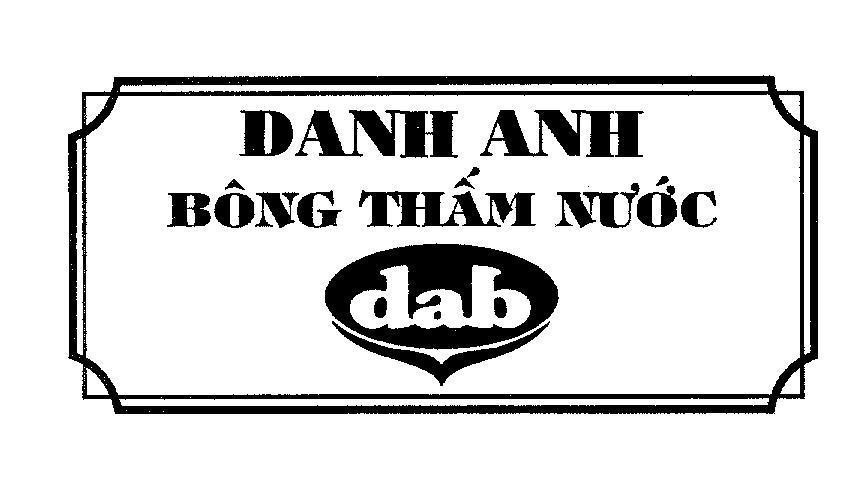 Mẫu nhãn hiệu DANH ANH bông thấm nước dab