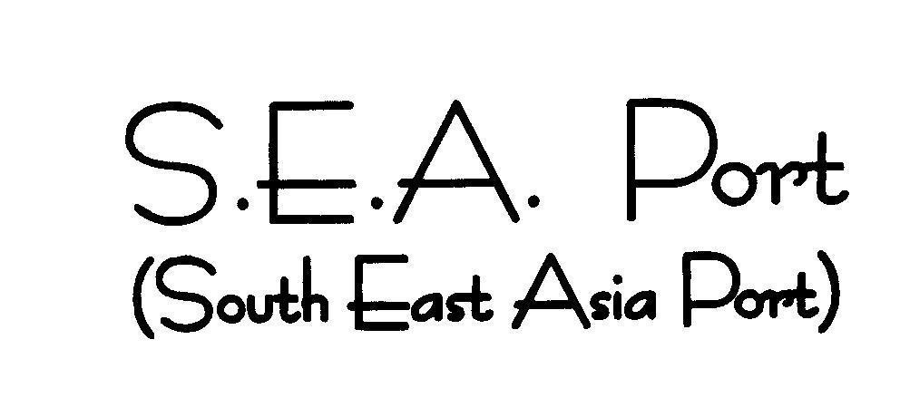Mẫu nhãn hiệu S.E.A. Port (South East Asia Port)