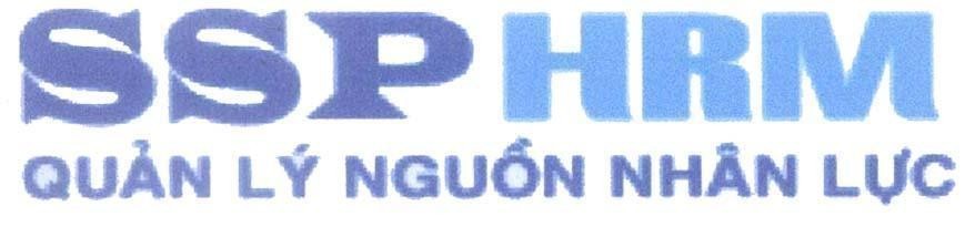 Mẫu nhãn hiệu SSP HRM Quản Lý Nguồn Nhân Lực