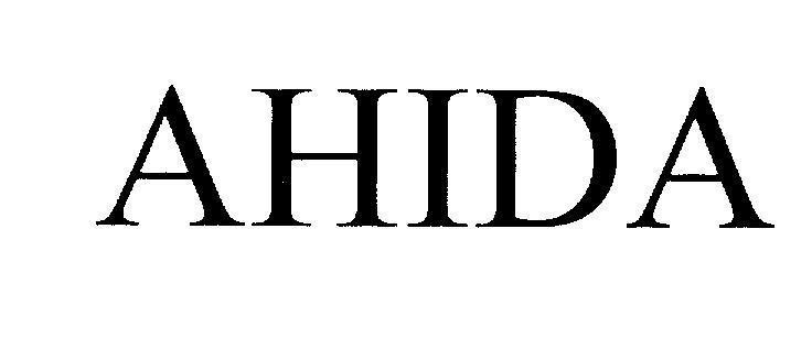 Mẫu nhãn hiệu AHIDA