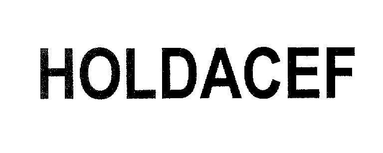 Mẫu nhãn hiệu HOLDACEF