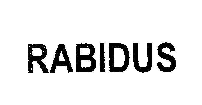 Mẫu nhãn hiệu RABIDUS