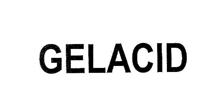 Mẫu nhãn hiệu GELACID