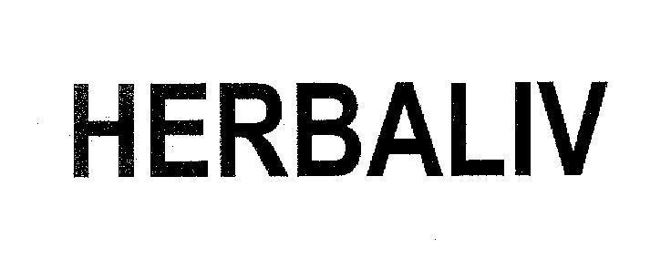 Mẫu nhãn hiệu HERBALIV
