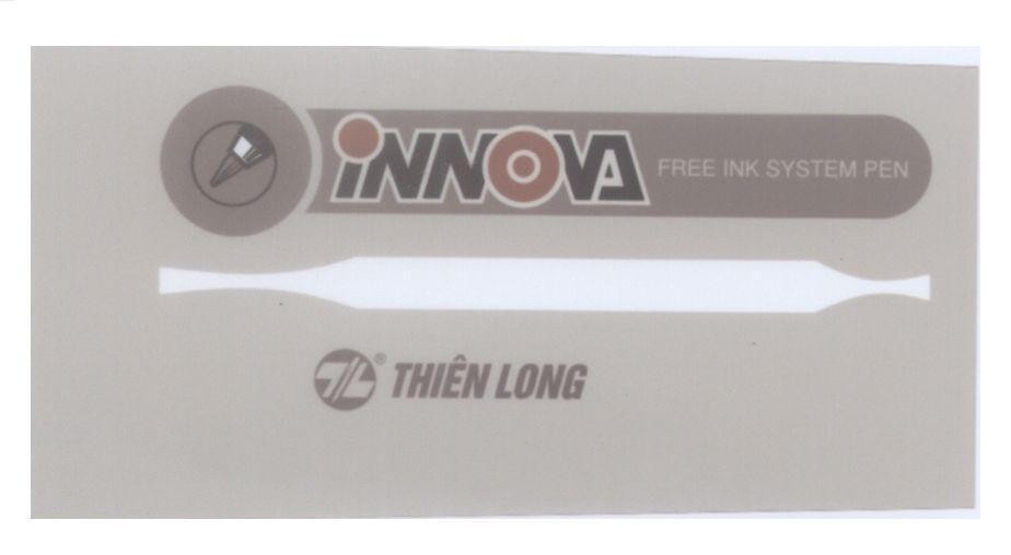 Mẫu nhãn hiệu THIÊN LONG INNOVA FREE INK SYSTEM PEN T L