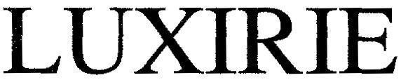 Mẫu nhãn hiệu LUXIRIE