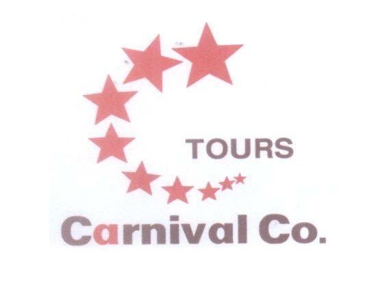 Mẫu nhãn hiệu Carnival Co. TOURS