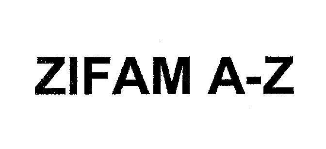 Mẫu nhãn hiệu ZIFAM A-Z