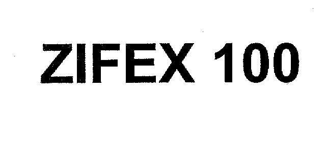 Mẫu nhãn hiệu ZIFEX 100