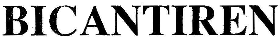 Mẫu nhãn hiệu BICANTIREN