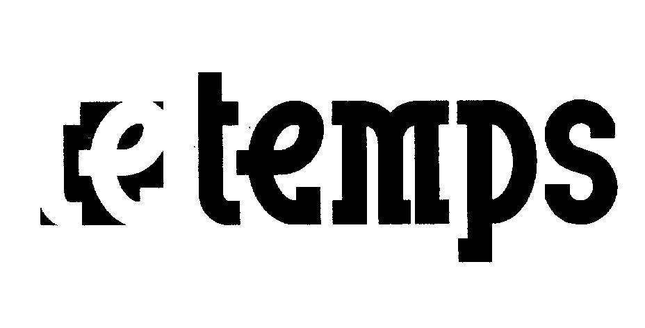 Mẫu nhãn hiệu t e temps