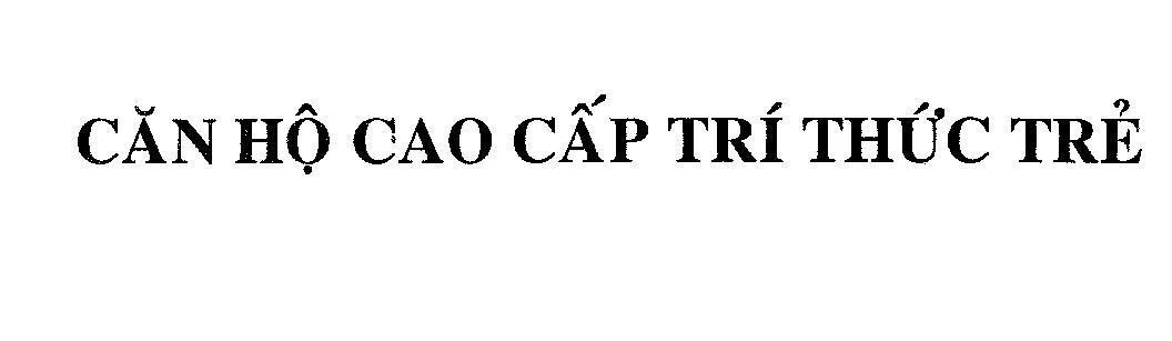 Mẫu nhãn hiệu Căn hộ cao cấp trí thức trẻ