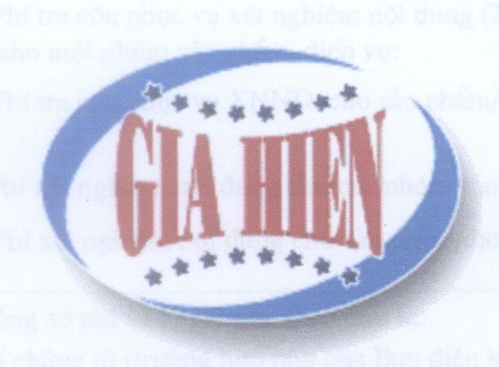 Mẫu nhãn hiệu GIA HIEN