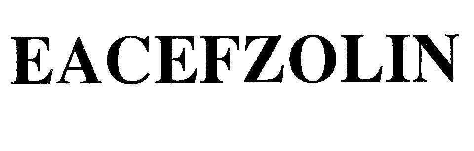 Mẫu nhãn hiệu EACEFZOLIN