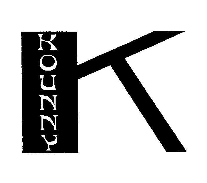 Mẫu nhãn hiệu KOUNNY K