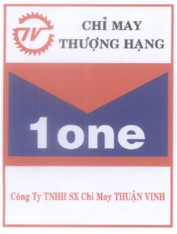Mẫu nhãn hiệu TV Chỉ may thượng hạng 1 one Công Ty TNHH SX Chỉ May Thuận Vinh