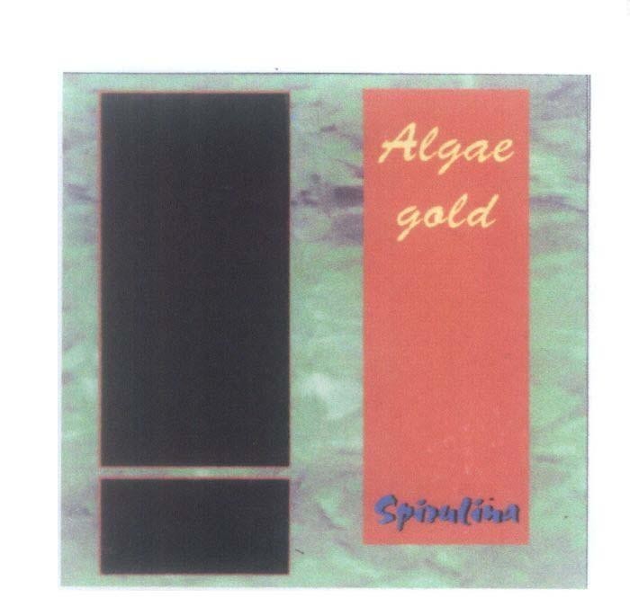 Mẫu nhãn hiệu Algae gold Spirulina
