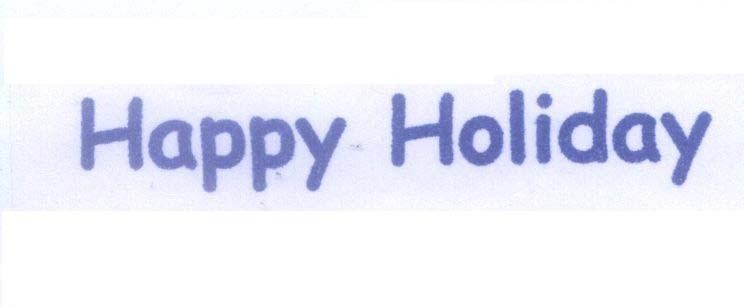 Mẫu nhãn hiệu Happy Holiday