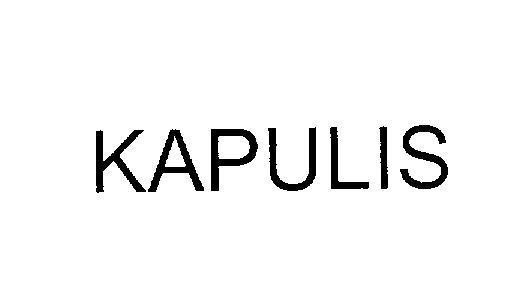 Mẫu nhãn hiệu KAPULIS