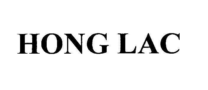 Mẫu nhãn hiệu HONG LAC