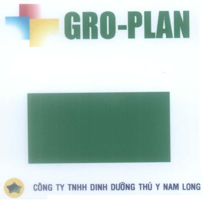 Mẫu nhãn hiệu GRO - PLAN Công ty TNHH dinh dưỡng thú y Nam Long