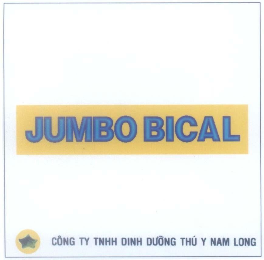 Mẫu nhãn hiệu JUMBO BICAL Công ty TNHH dinh dưỡng thú y Nam Long