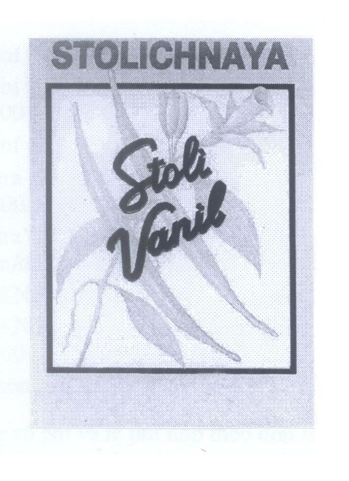 Mẫu nhãn hiệu STOLICHNAYA Stoli Vanil