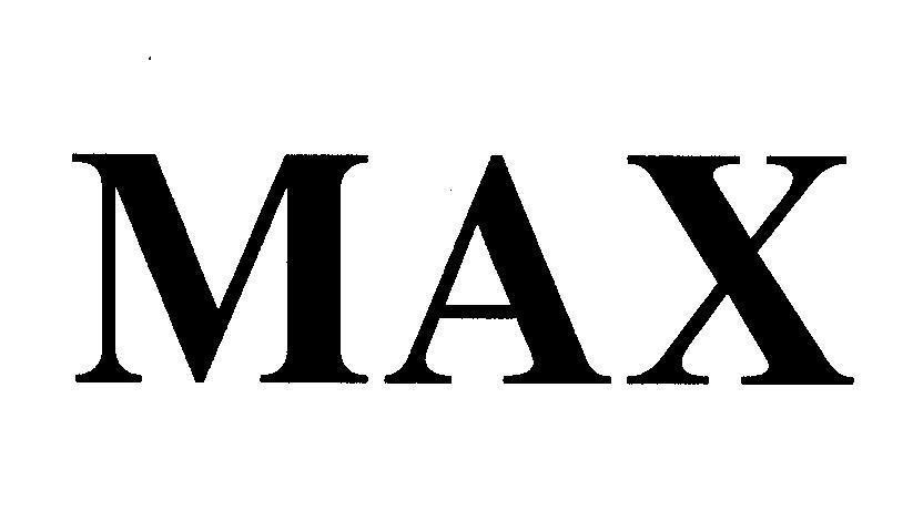 Mẫu nhãn hiệu MAX