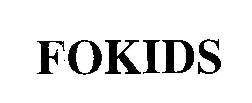 Mẫu nhãn hiệu FOKIDS