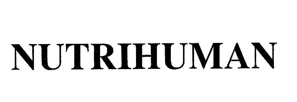 Mẫu nhãn hiệu NUTRIHUMAN