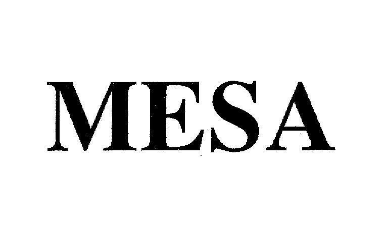 Mẫu nhãn hiệu MESA
