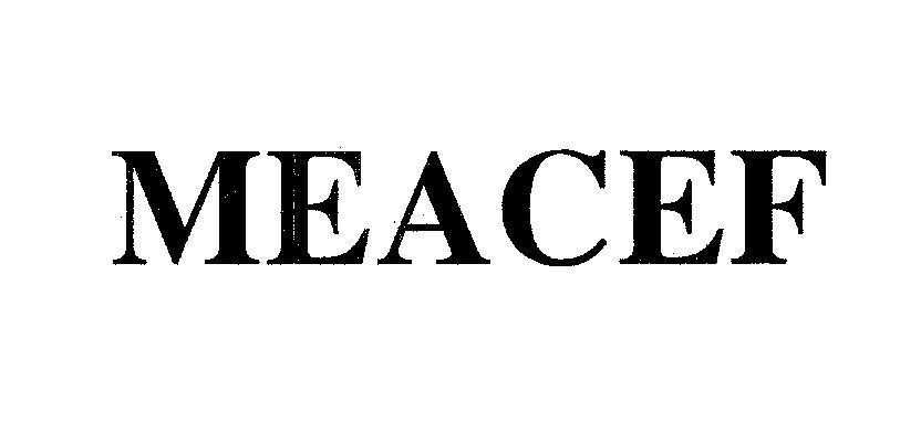 Mẫu nhãn hiệu MEACEF