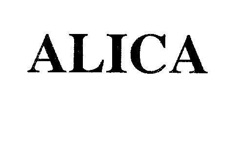 Mẫu nhãn hiệu ALICA
