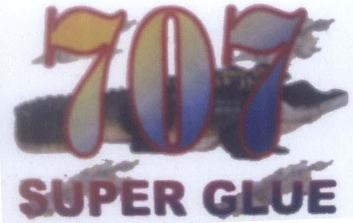 Mẫu nhãn hiệu 707 SUPER GLUE