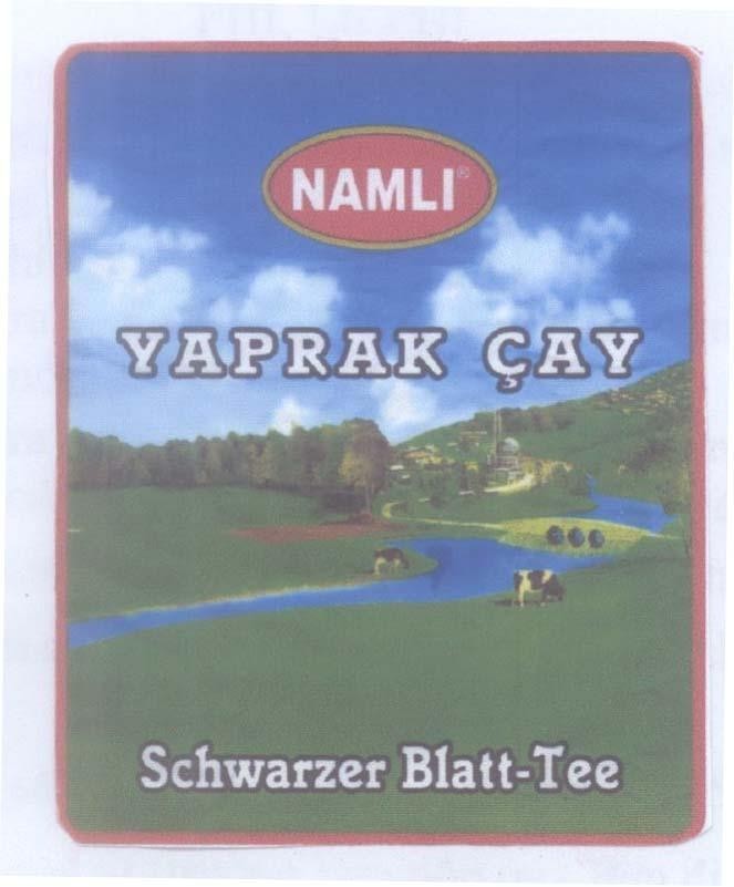 Mẫu nhãn hiệu NAMLI YAPRAK CAY Schwarzer Blatt-Tee