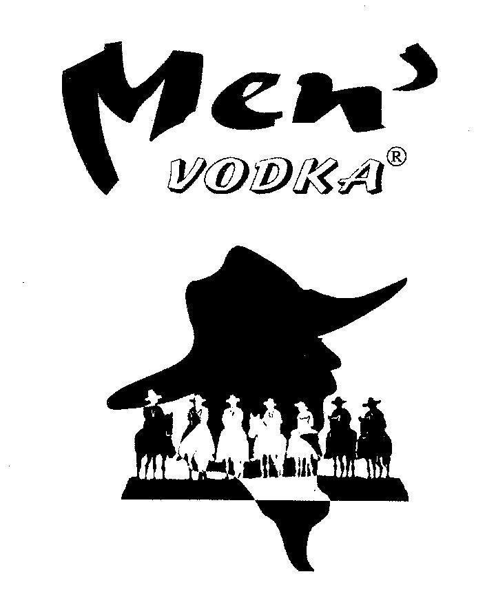 Mẫu nhãn hiệu MEN' VODKA