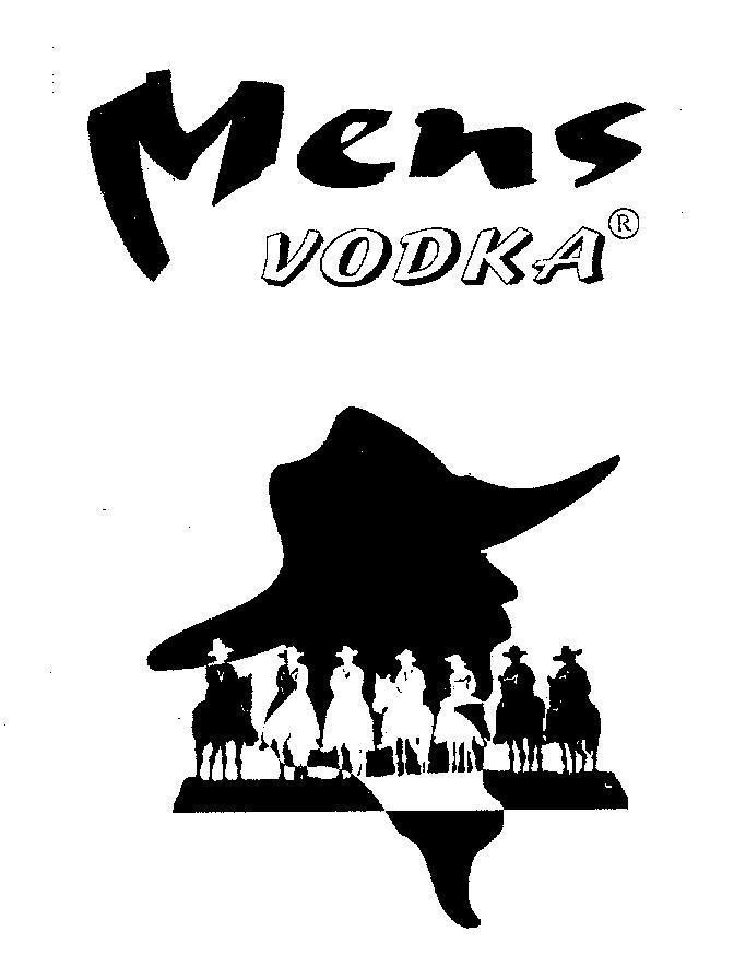 Mẫu nhãn hiệu MENS VODKA