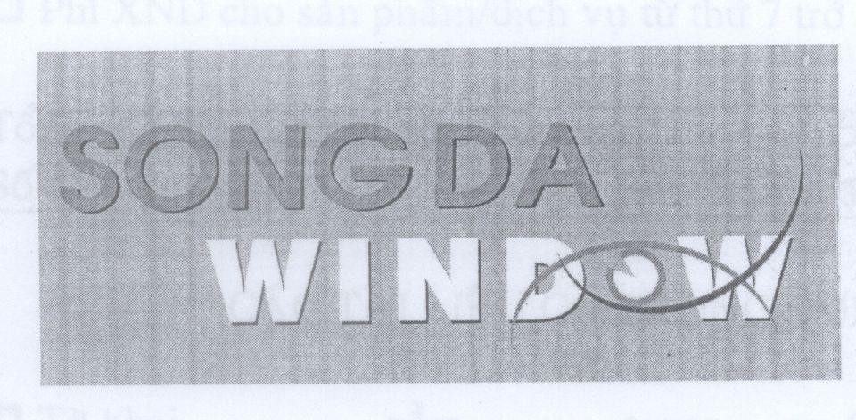 Mẫu nhãn hiệu SONG DA WINDOW