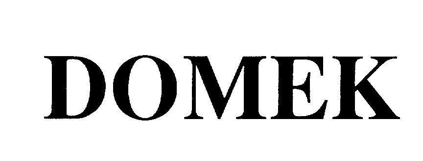 Mẫu nhãn hiệu DOMEK