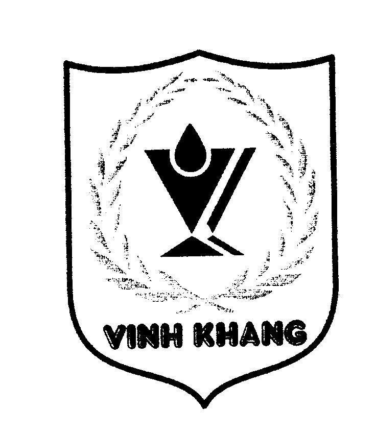 Mẫu nhãn hiệu VK VINH KHANG