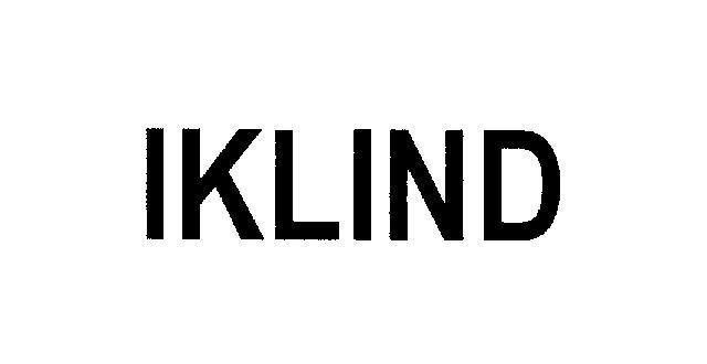 Mẫu nhãn hiệu IKLIND