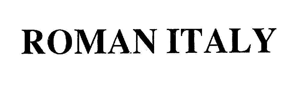 Mẫu nhãn hiệu ROMAN ITALY