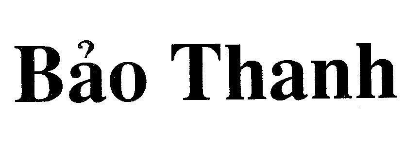 Mẫu nhãn hiệu Bảo Thanh